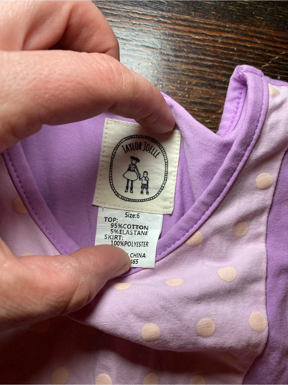 EUC Taylor Joelle Rapunzel Cotton Purple Tulle Princess Kids Costume Dress